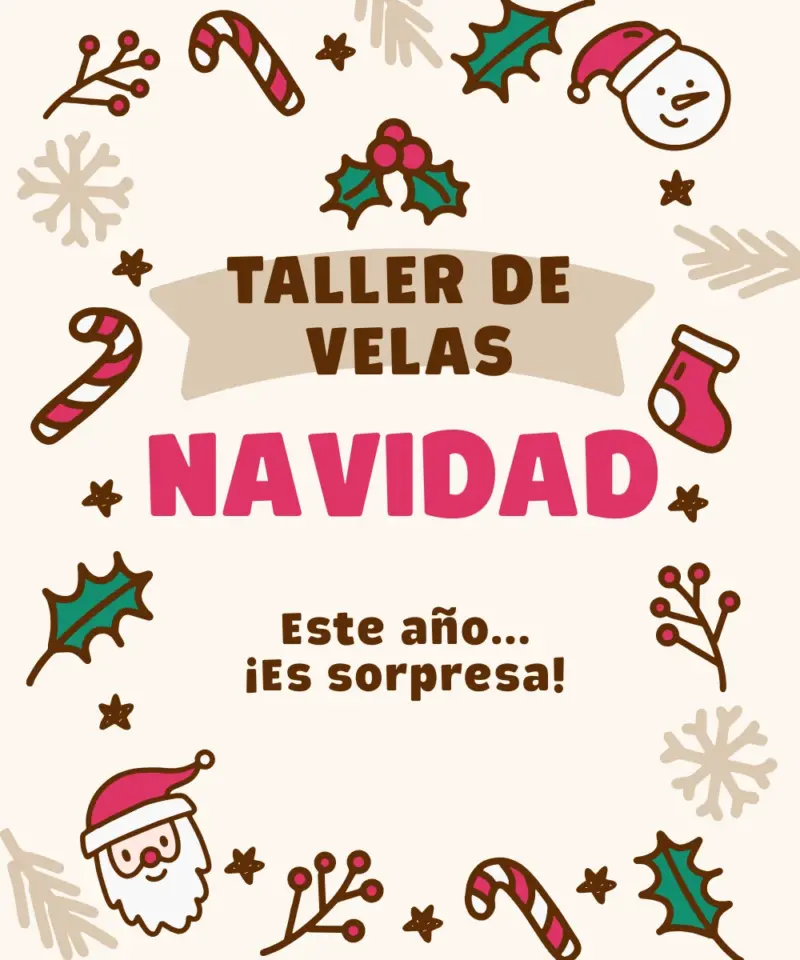 Taller de Velas Navidad 2025 Portada Sorpresa