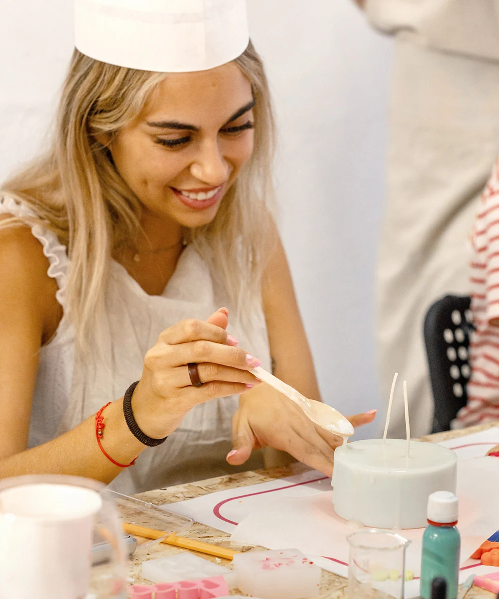 Taller de velas de Reposteria 8