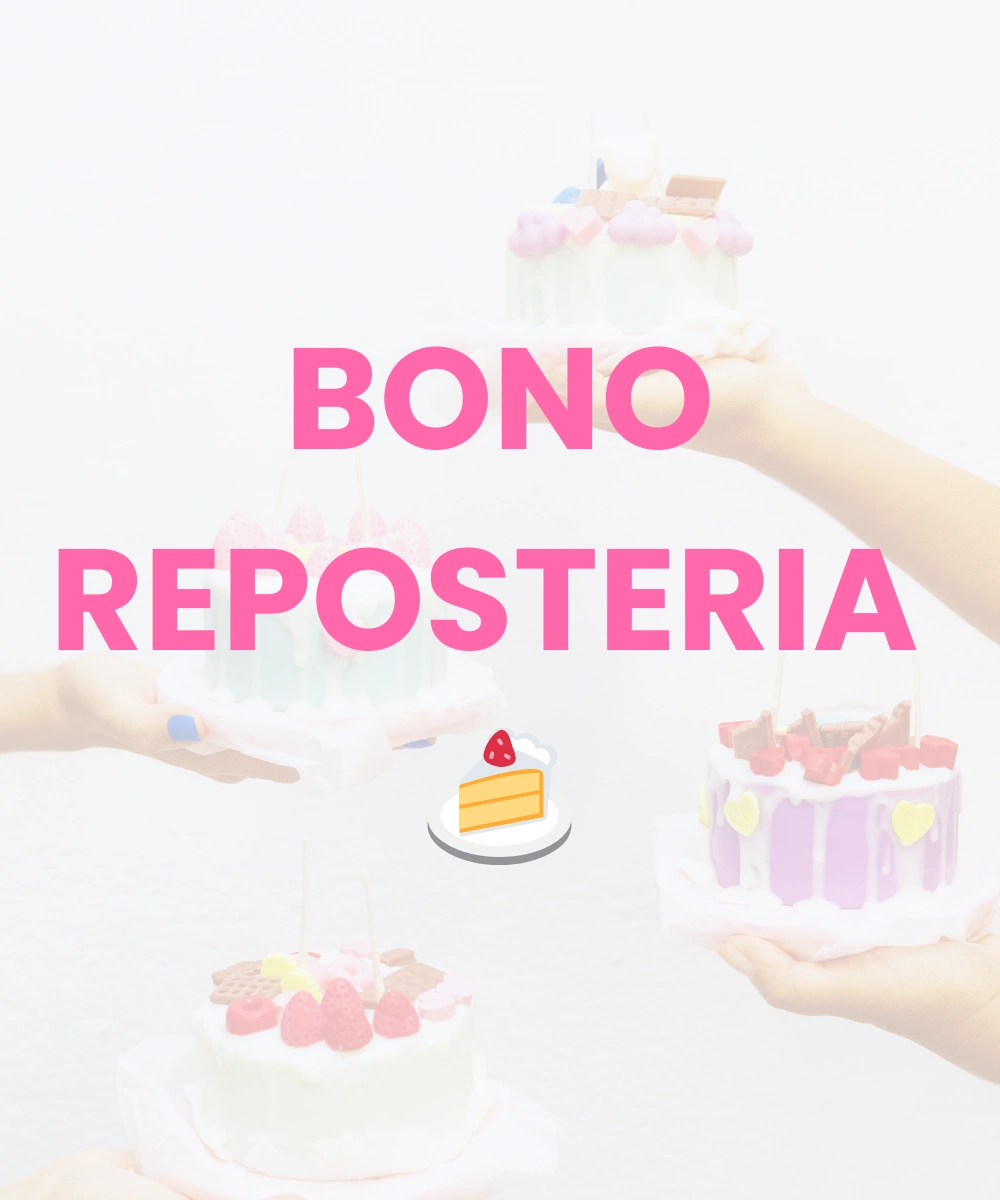 BONO TALLER REPOSTERIA 🍰