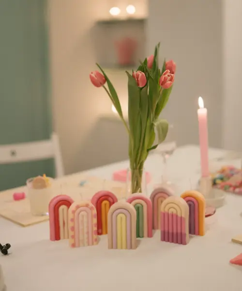 Taller de Velas Arcoiris Doritas Portada