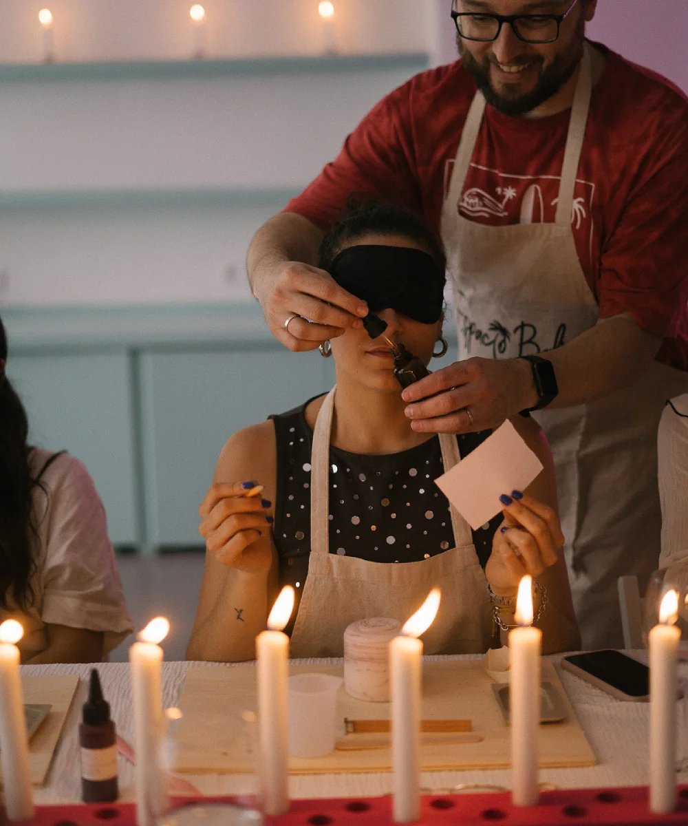 Taller de Velas Sensorial Juego Aromas