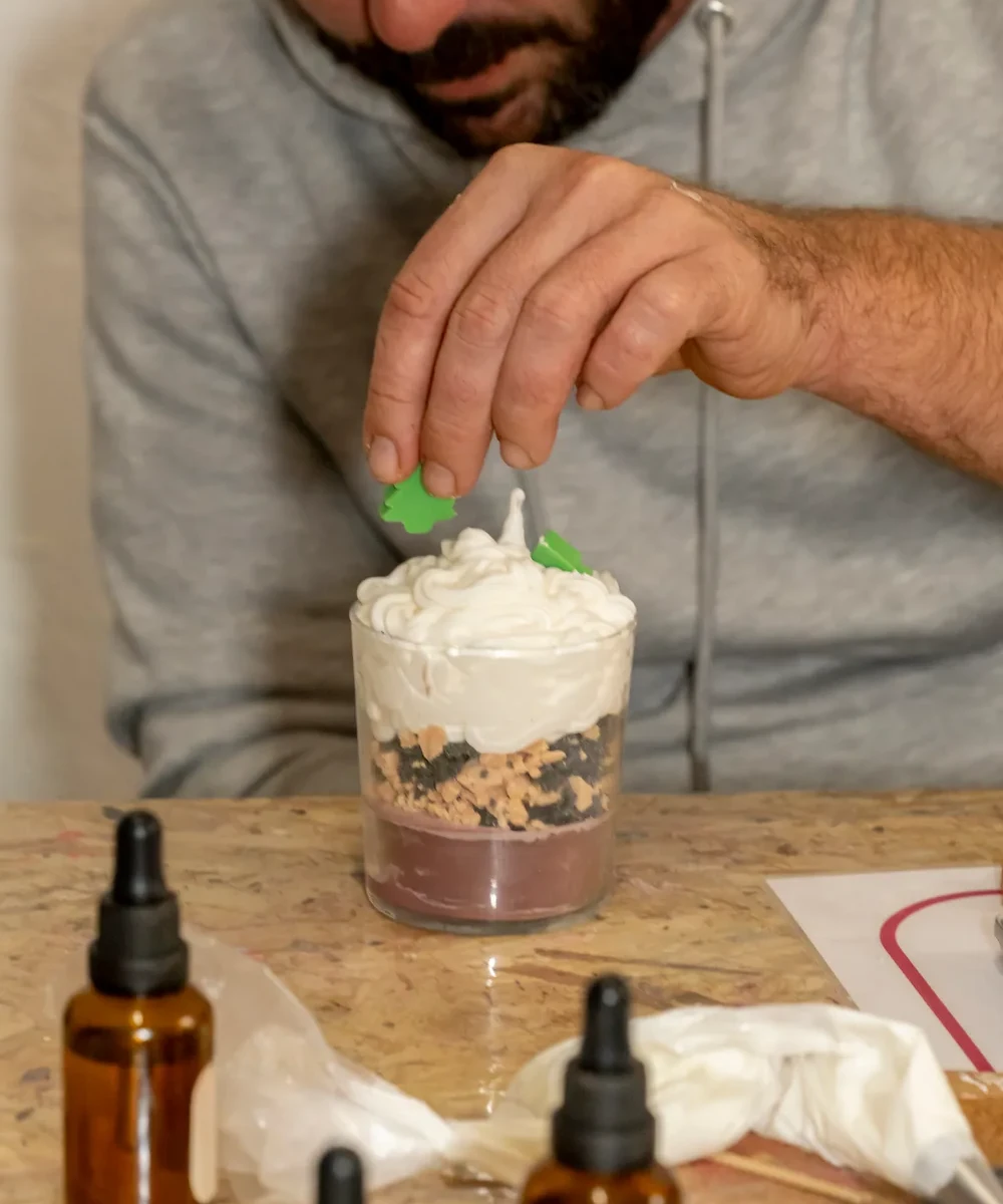 Montando el vaso Navidad 2025